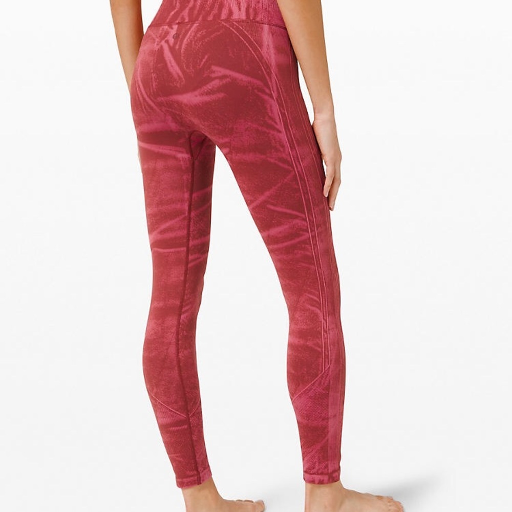 Lululemon Ebb to Street Tights color Chianti